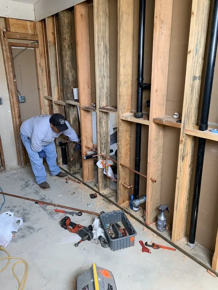 Commercial rough-in plumbing for Water Heater Replacement in Glen Oaks Manor